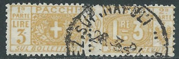 1914-22 REGNO PACCHI POSTALI USATO 3 LIRE - P31-9 - Pacchi Postali