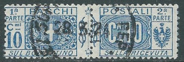 1914-22 REGNO PACCHI POSTALI USATO 10 CENT - P31-9 - Postpaketten