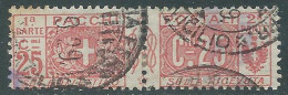 1914-22 REGNO PACCHI POSTALI USATO 25 CENT - P31-10 - Pacchi Postali