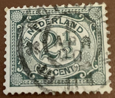 Netherlands 1899 New Daily Stamps 2½ C - Used - Gebruikt