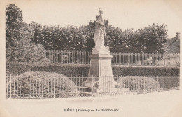 89 - HERY - Le Monument - Hery