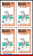 Ref. BR-1124-Q BRAZIL 1969 - CEARENSE WATER SPORTSCLUB, MI# 1213, BLOCK MNH, . 4V Sc# 1124 - Plongeon