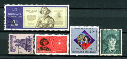 5 X Nikolaus Nicolaus Kopernikus Copernicus Polen DDR U.a. Gestempelt Postfrisch - Colecciones