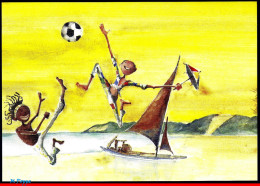 Ref. BR-3270-PC4 BRAZIL 2014 - WORLD CUP CHAMPIONSHIP,FIFA, SPORT, NORTHEAST REGION, POSTCARD, FOOTBALL SOCCER 1V - 2014 – Brésil