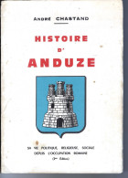 30 - Livre De 126 Pages " Histoire D'ANDUZE " Par André Chastand - Languedoc-Roussillon