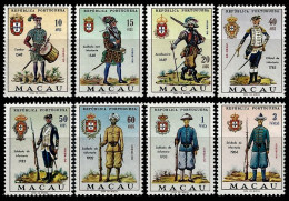 (219) Macau  Military Uniforms / Uniformen  ** / Mnh   Michel 432-439 - Other & Unclassified