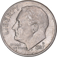 Monnaie, États-Unis, Dime, 1987 - 1946-...: Roosevelt