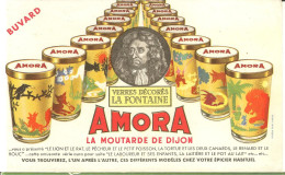 Moutarde De Dijon- Amora- Lot De 3 Buvards- - Mosterd