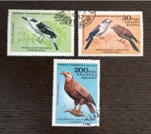 1982, Mi 887-889 Used, Birds, Madagascar - Madagascar (1960-...)