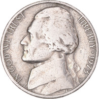 Monnaie, États-Unis, 5 Cents, 1973 - 1938-…: Jefferson