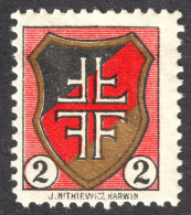 Bohumín ODERBERG Czechia Deutscher Turnverein Austria Gymnastics SPORT Label Vignette Cinderella GOLD Nitkiewicz Karwin - ...-1918 Préphilatélie