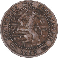 Monnaie, Pays-Bas, Cent, 1892 - 10 Cent