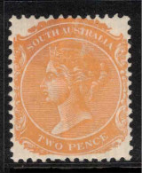 SOUTH AUSTRALIA 1876 2d Pale Orange P13 SG 177 HM #CBU15 - Nuovi