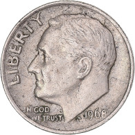 Monnaie, États-Unis, Dime, 1968 - 1946-...: Roosevelt