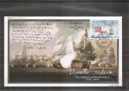 Napoléon - Amiral Nelson ( FDC De Sainte -Lucie De 1997 à Voir) - Napoléon