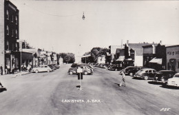 South Dakota Canistota Main Street Scene Real Photo - Otros & Sin Clasificación