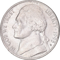 Monnaie, États-Unis, 5 Cents, 1995 - 1938-…: Jefferson