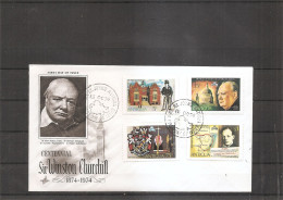 Churchill ( FDC De Antigua De 1974 à Voir) - Sir Winston Churchill