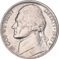 Monnaie, États-Unis, 5 Cents, 1987 - 1938-…: Jefferson