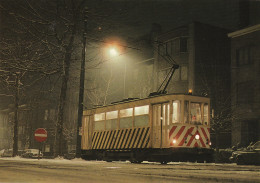 Carte Postale Tram Tramways Bruxelles Bd Smet De Naeyer - Strassenbahnen