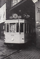 Carte Postale Tram Tramways Bruxelles Motrice 1170 - Strassenbahnen