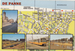 Carte Postale Tram Tramways De Panne - Strassenbahnen