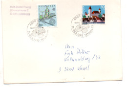 Schweiz 1983 Bauhinia Basel Sonderstempel Brief Nach Kassel Deutschland: Letter To Germany - Cartas & Documentos