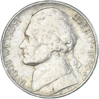 Monnaie, États-Unis, 5 Cents, 1990 - 1938-…: Jefferson