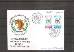 Egypte - Armes Nucléaires ( FDC De 1996 à Voir) - Briefe U. Dokumente