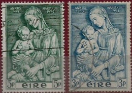 Ireland  - 1954 The Year Of Maria - Christianity -  Complete Set - Used - Oblitérés