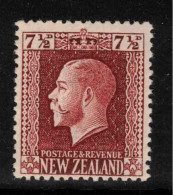 NZ 1915 7 1/2d Red Brown KGV P14x14.5 SG 426a HM #CAX11 - Unused Stamps