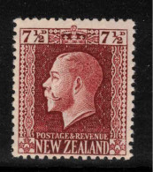 NZ 1915 7 1/2d Red Brown KGV P14x14.5 SG 426a HM #CAX11 - Neufs