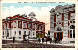 Canada Alberta Medicine Hat Court House Fire Hall And Post Office - Andere & Zonder Classificatie