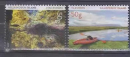 Iceland 2018 Tourism - Caving And Kayaking Stamps 2v MNH - Ungebraucht