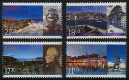 Norway 2016 City Anniversaries Stamps 4v MNH - Ungebraucht