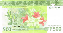 E9 Nouvelle Caledonie France Billet Banque Monnaie Banknote 500 Francs Cfp Mint UNC - Territoires Français Du Pacifique (1992-...)