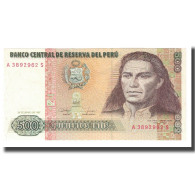 Billet, Pérou, 500 Intis, 1987, 1987-06-26, KM:134a, NEUF - Pérou