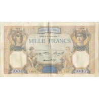 France, 1000 Francs, Cérès Et Mercure, 1936, 1936-07-16, TB, Fayette:37.9 - 1 000 F 1927-1940 ''Cérès Et Mercure''