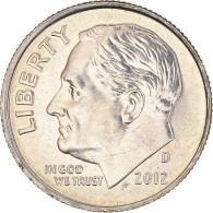 Monnaie, États-Unis, Roosevelt Dime, Dime, 2012, U.S. Mint, Denver, SUP+ - 1946-...: Roosevelt