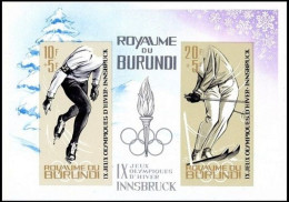 BL3A**(78/79B) - J.O D'hiver à / Olympische Winterspelen In / Olympische Winterspiele In - Innsbruck - BURUNDI - Ungebraucht