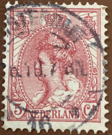 Netherlands 1899 Queen Wilhelmina 5 C - Used - Gebruikt