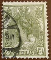 Netherlands 1901 Queen Wilhelmina 3 C - Used - Gebruikt