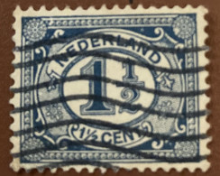 Netherlands 1908 Numeral 1½ C - Used - Gebruikt