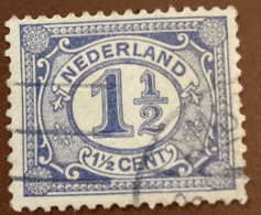 Netherlands 1908 Numeral 1½ C - Used - Gebruikt