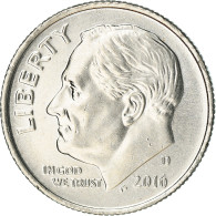 Monnaie, États-Unis, Dime, 2016, Denver, SUP, Copper-nickel, KM:195a - 1946-...: Roosevelt