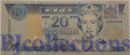 FIJI 20 DOLLARS 1996 PICK 99a UNC LOW SERIAL NUMBER "X000304" - Figi