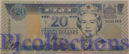 FIJI 20 DOLLARS 1996 PICK 99a UNC LOW SERIAL NUMBER "X000304" - Fiji