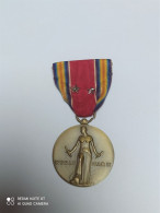 USA MEDAILLE WORLD WAR II VICTORY MEDAL AVEC DEUX CITATIONS 1941 -1945 - USA