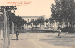 CPA ESPAGNE CALDAS DE MALAVELLA GRAN BALNEARIO VICHY CATALAN CAMPO DE TENNIS - Otros & Sin Clasificación