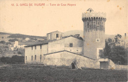 CPA ESPAGNE S.GINES DE VILASAR TORRE DE CASA MAYANS - Otros & Sin Clasificación